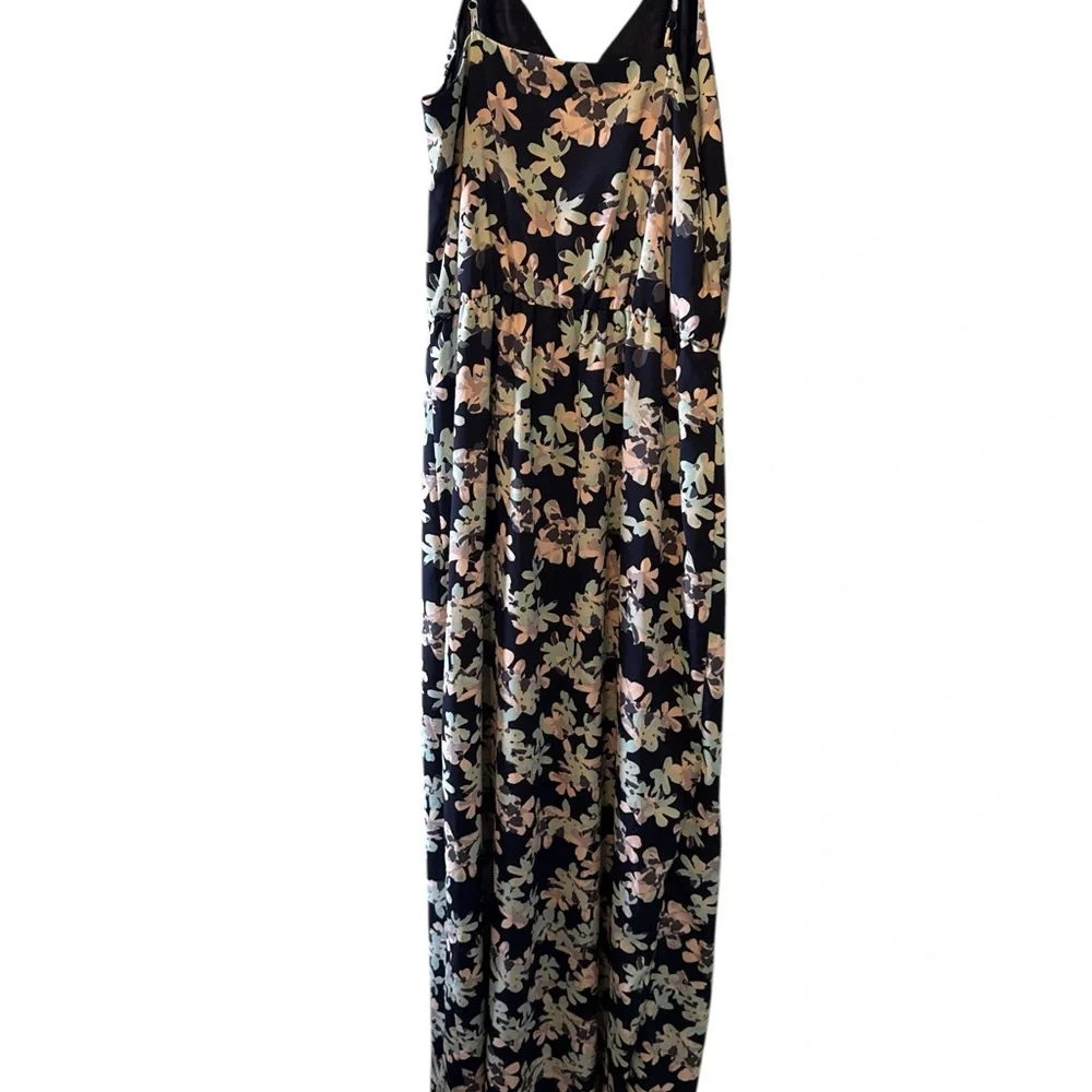 Banana Republic Dress Womens Floral Sleeveless Maxi Adjustable Straps Lined - Picture 2 of 5